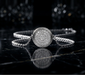 Eternal Sparkle Pavé Disc Necklace