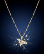 Celestia Wing Diamond Necklace