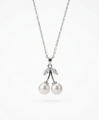 Pearl Bloom Cherry Necklace