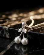 Pearl Bloom Cherry Necklace