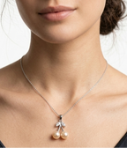 Pearl Bloom Cherry Necklace