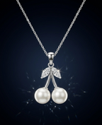 Pearl Bloom Cherry Necklace