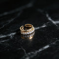 Celeste Dual Band Open Ring - VITTAM