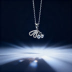 Silver Whisper Butterfly Necklace