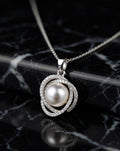 Celestial Pearl Orbit Necklace