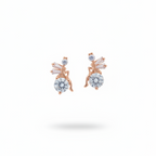 Rose Gold Radiance Drop Earrings - VITTAM