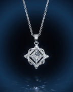 Starlight Blossom Princess-Cut Necklace