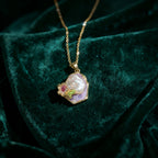 Blossom Pearl Enamel Necklace