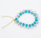 Ocean Prism Crystal Bead Bracelet