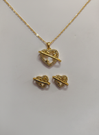 Celestial Heart Orbit Jewelry Set