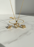 Celestial Heart Orbit Jewelry Set