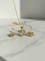 Celestial Heart Orbit Jewelry Set