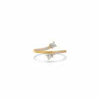 Eterna Twin Spark Wrap Ring
