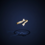 Eterna Twin Spark Wrap Ring