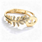 Regal Feather Diamond Gold Kada