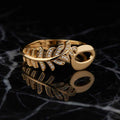 Regal Feather Diamond Gold Kada