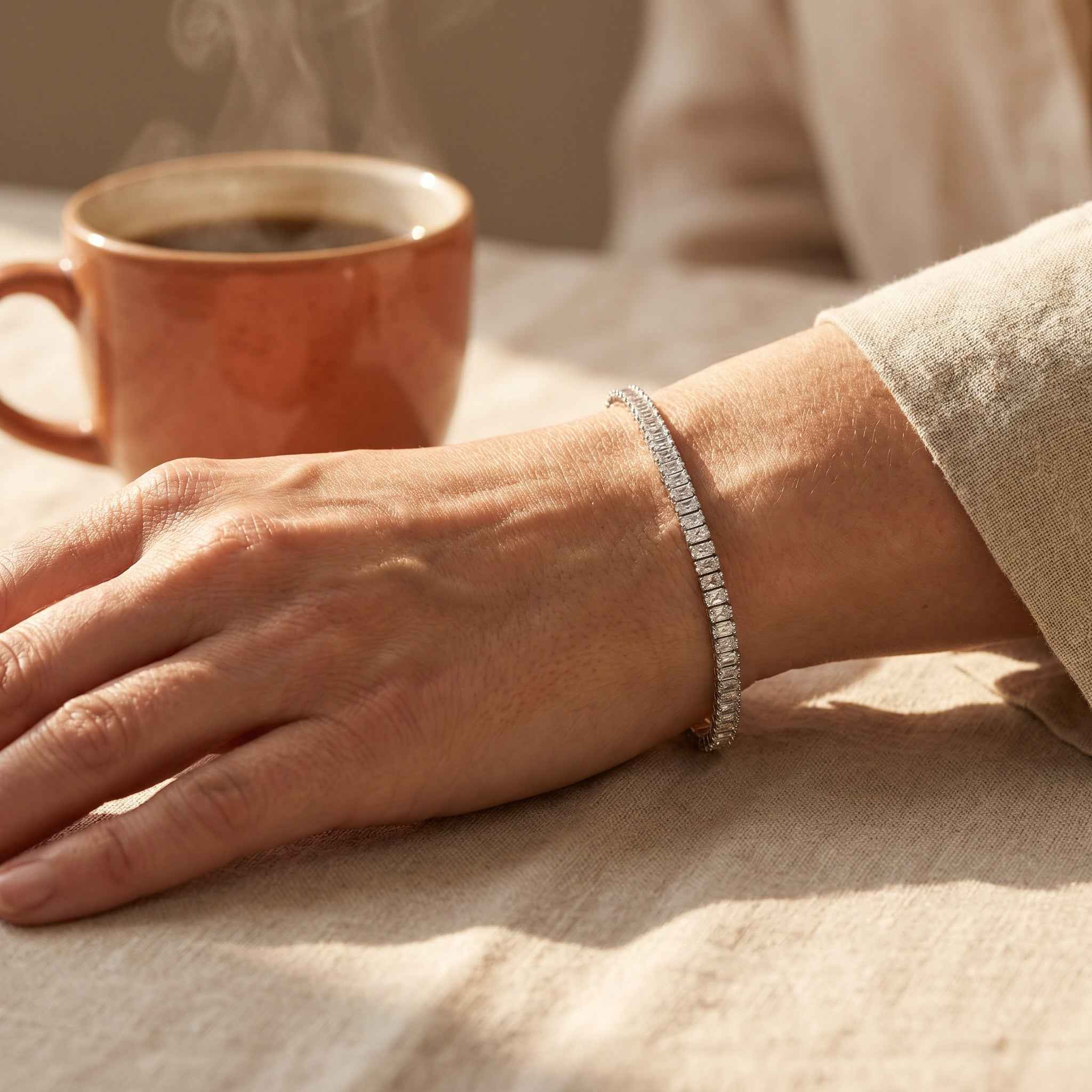 Crystal Line Bracelet